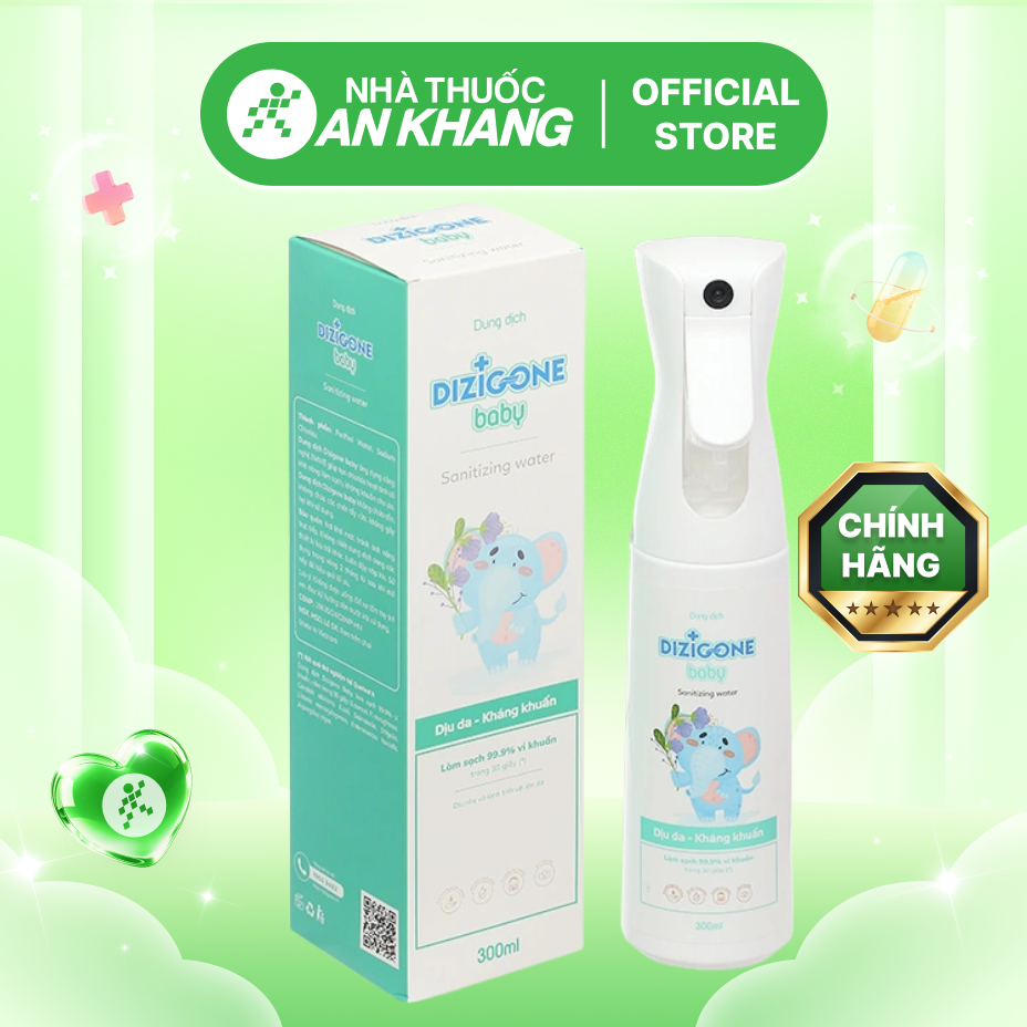Xịt kháng khuẩn Dizigone Baby chai 300ml