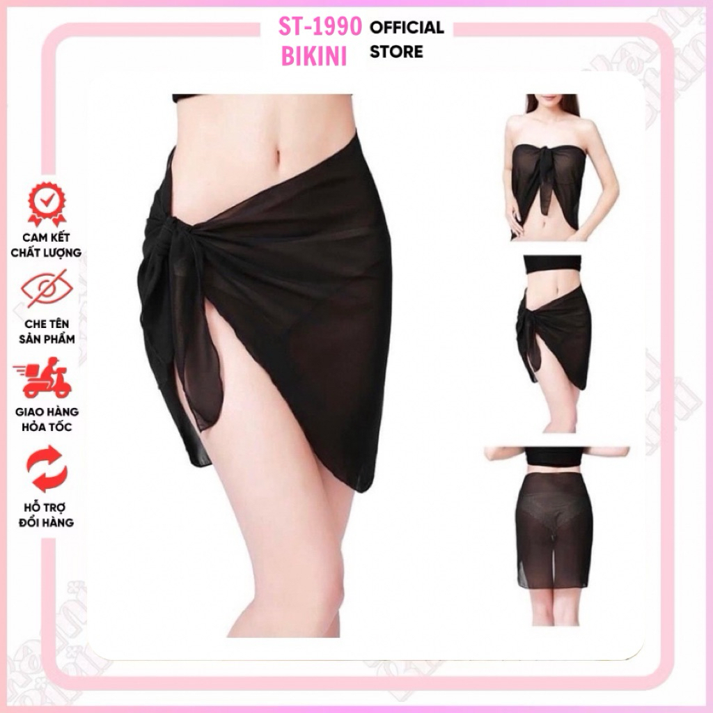 Khăn choàng Mông  bikini đi biển ( Hàng có sẵn)