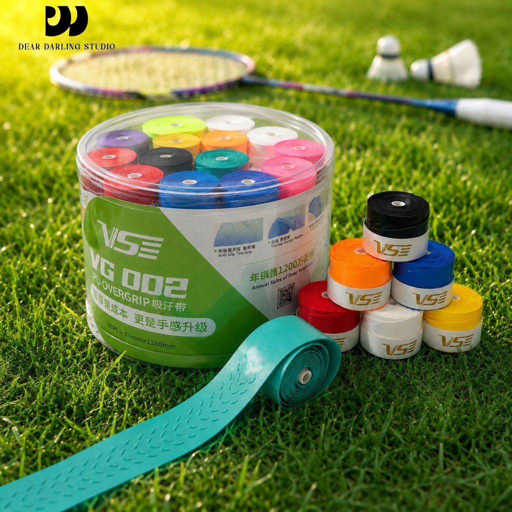 Combo 5/10/20 Quấn Cán Vợt VS 002 Vân Cá | Quấn Cán Vợt Cầu Lông, Tennis, Badminton, Chống Trơn, Thấ