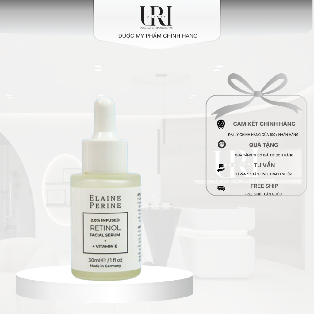 [Công Ty] ELAINE PERINE 2% Infused Retinol Facial Serum + Vitamin E – Serum Retinol 30ml