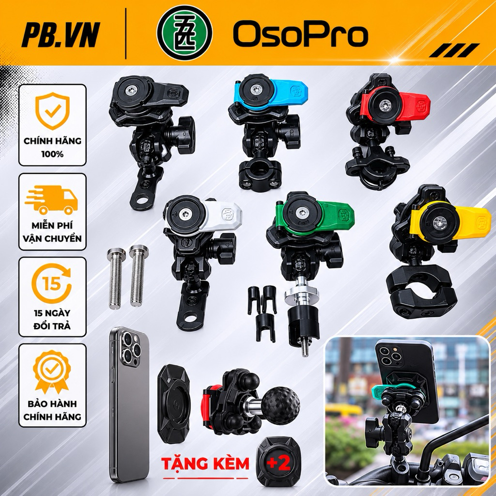 OSOPRO LEKA | Giá Đỡ Điện Thoại Chống Rung Chính Hãng