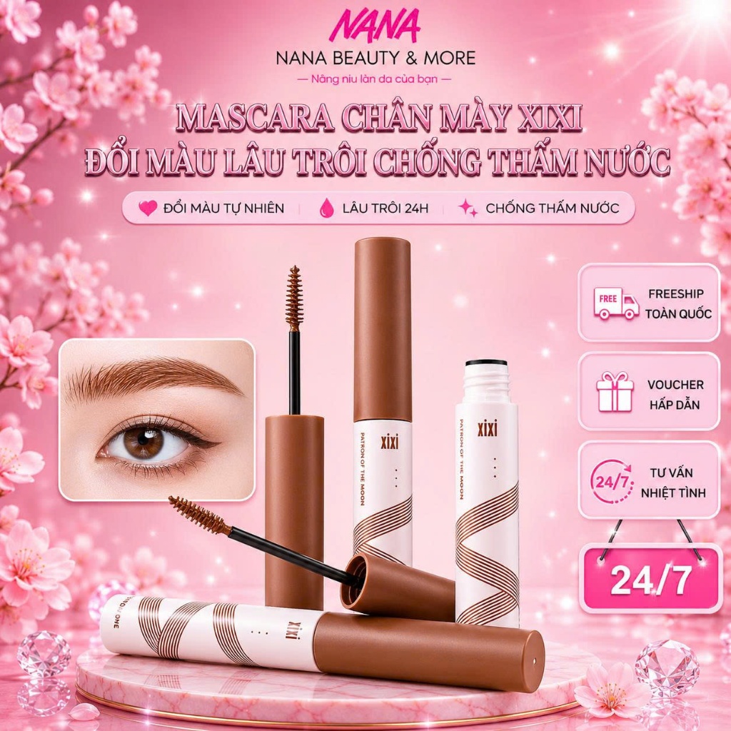 Chuốt Mày XIXI Pure Wild Natural Sense Eyebrow Cream 3g - Nana Shop