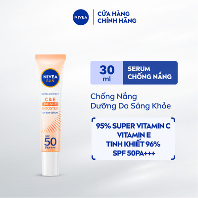 Serum Chống Nắng NIVEA SUN Vitamin C&E Dưỡng Da Sáng Khỏe 30ml - 98318