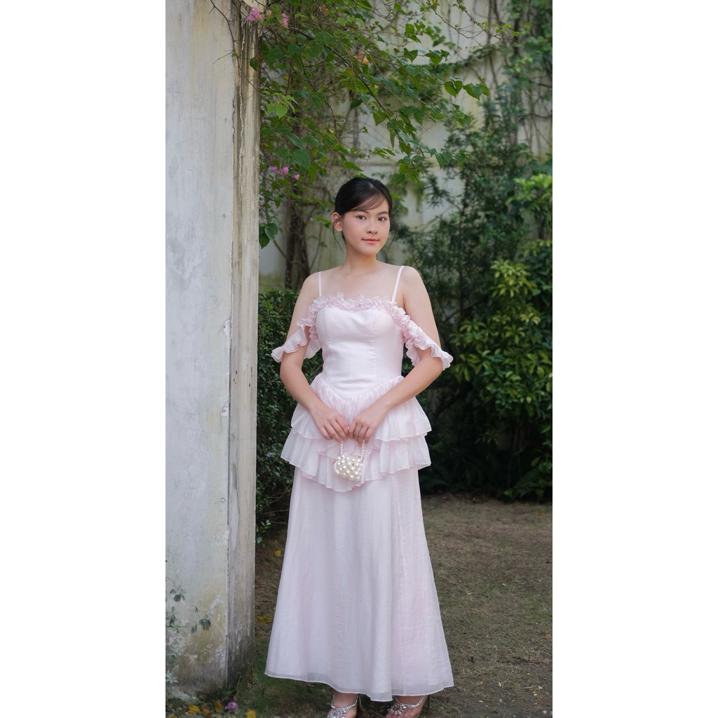 Ceora - Eulalia - Đầm Dáng Ống 2 Dây