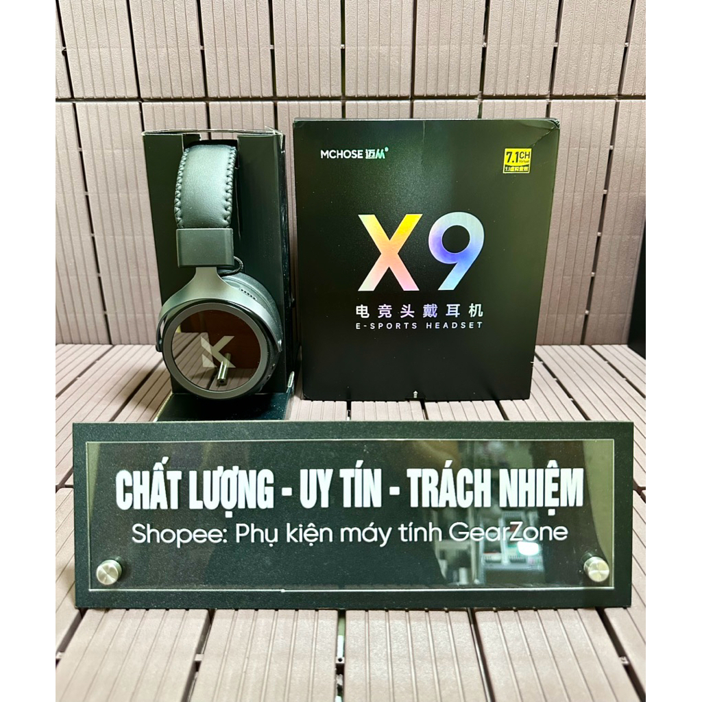 Tai nghe Mchose X9 cao cấp 3 modes chế độ Wired/Wireless/Bluetooth - Âm thanh 7.1