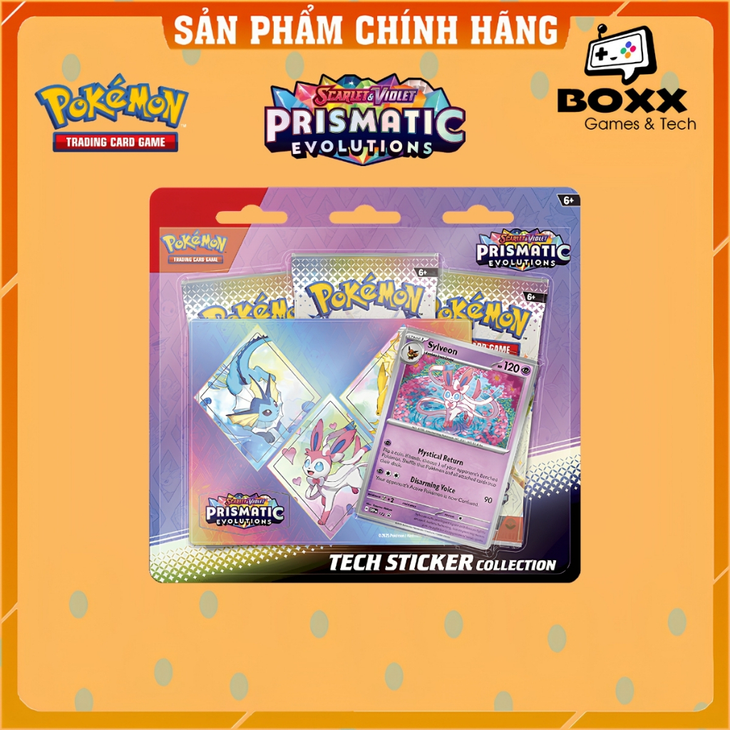 Pokemon TCG: Scarlet & Violet - Prismatic Evolutions Tech Sticker Collection