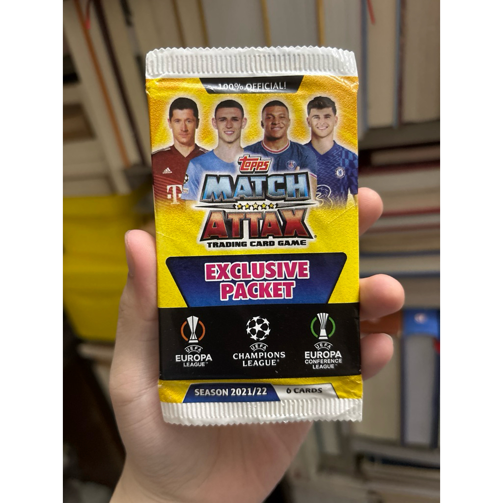 [EXCLUSIVE] GÓI 6 THẺ CẦU THỦ TOPPS MATCH ATTAX 21/22