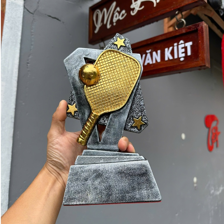 Cúp Pickleball mạ vàng bạc đồng, cúp lưu niệm Pickleball ( Quý khách in thông tin lên cúp ib trước ạ