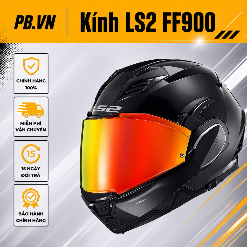 Kính LS2 FF900 Kính Mũ Bảo Hiểm Chính Hãng Chống Tia UV
