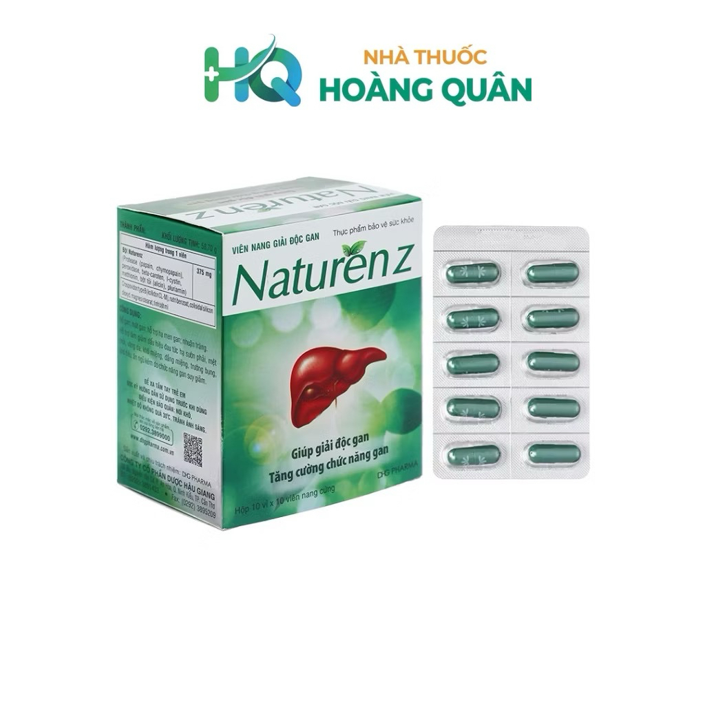 Viên Uống Giải độc Gan NATURENZ DHG Pharma hộp 100 viên - Minpharmacy