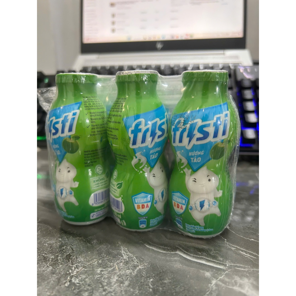 [Vị Táo] Sữa chua uống Fristi Thùng 48 hộp x 80ml