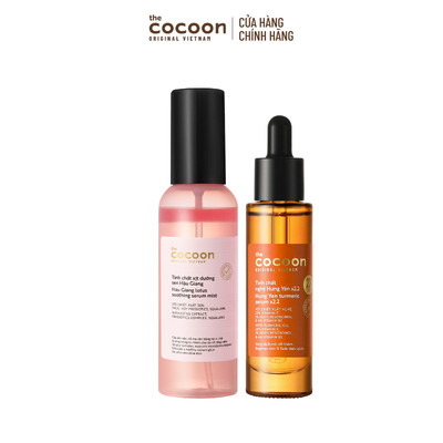 [MUA 2 GIẢM 46%] Combo Tinh chất nghệ Hưng Yên C22 30ml & Tinh chất xịt dưỡng sen Hậu Giang 100ml