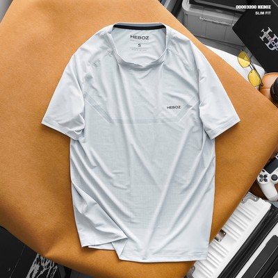 Áo thun nam HEBOZ cool sport 2M cổ tròn ngắn tay phong cách thể thao - 00003200