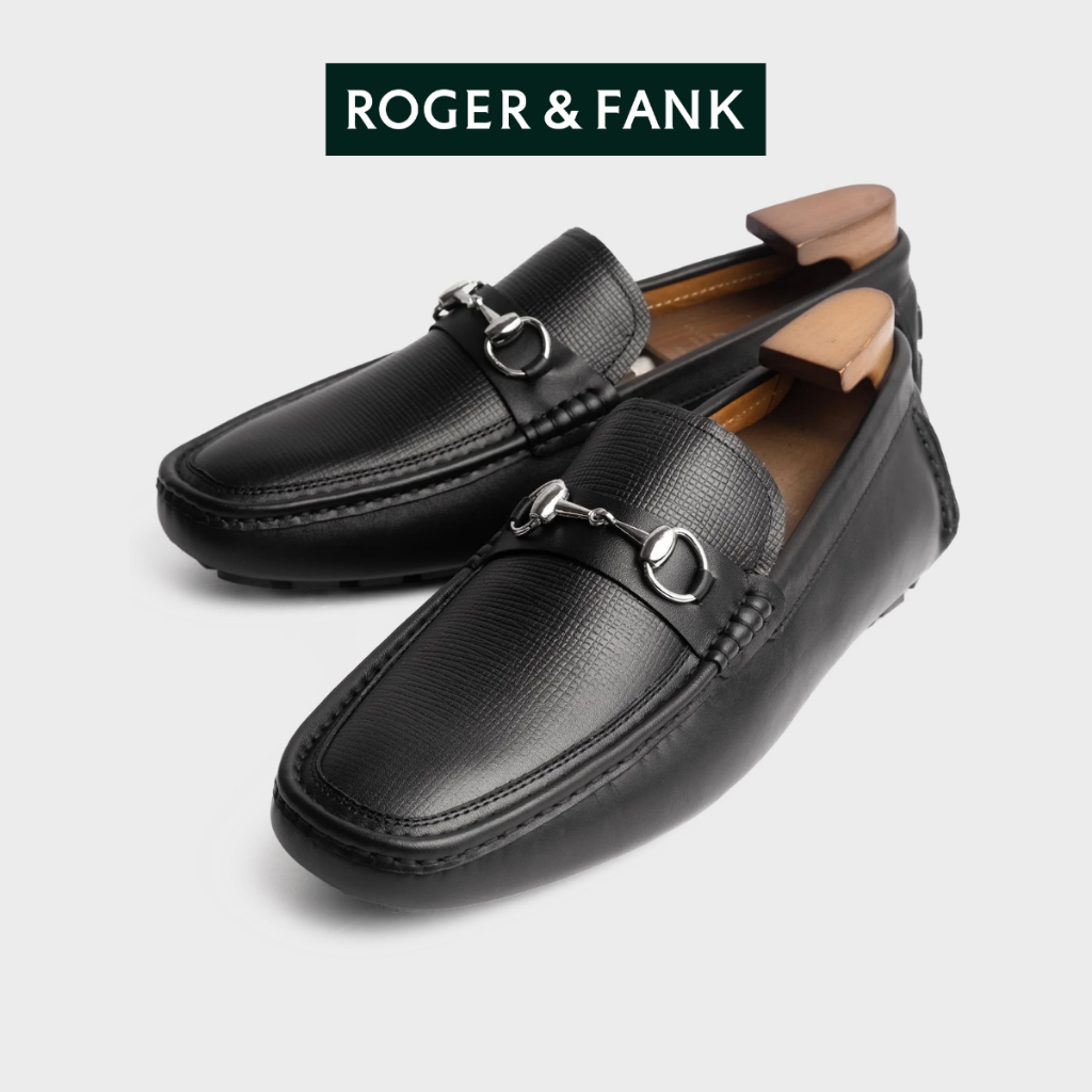 Giày Lười Nam Da Bê Cao Cấp Moccasin ROGER & FANK