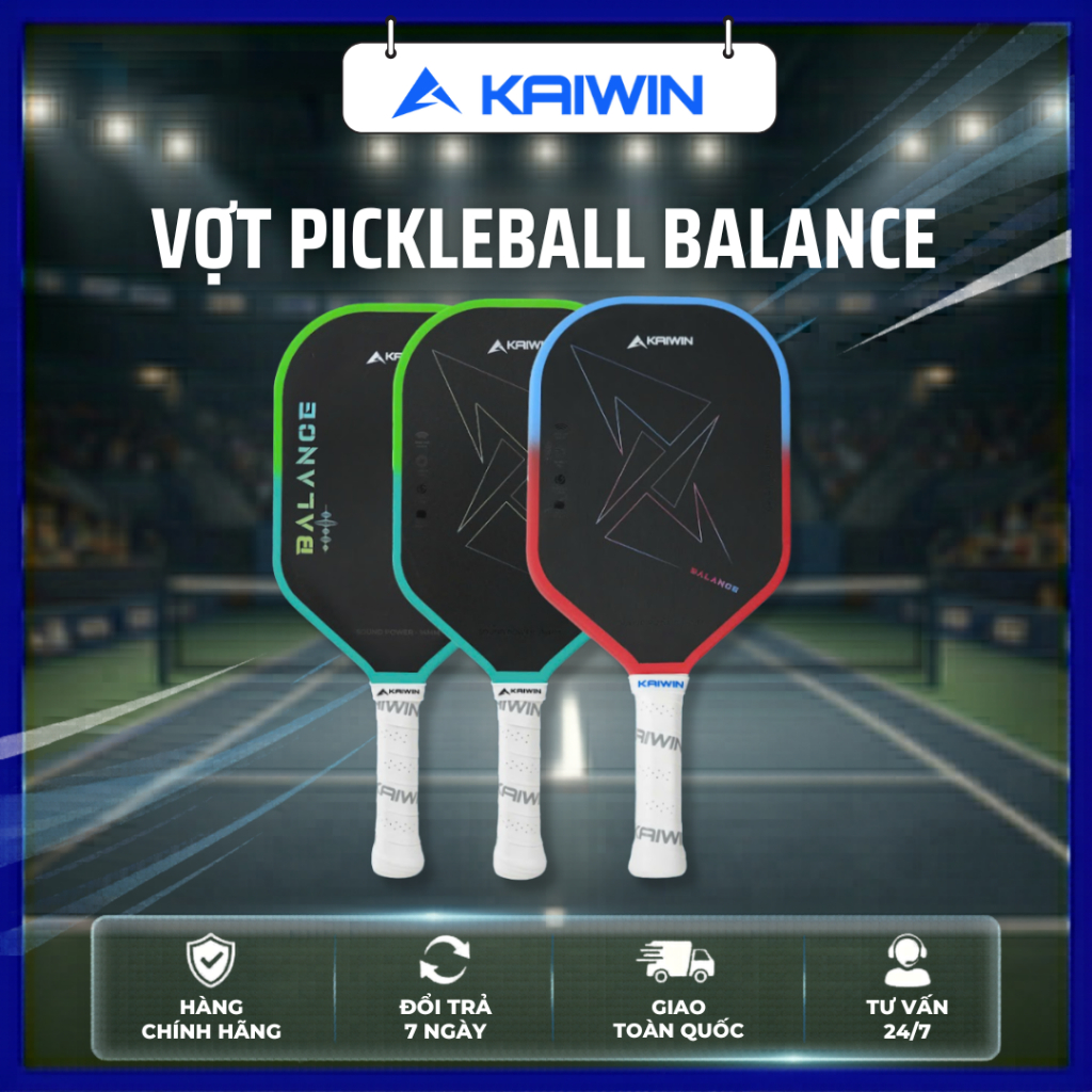 Vợt Pickleball KAIWIN BALANCE - Vợt Carbon T700 
 Chính Hãng, Chuyên Nghiệp - Vợt Pickcleball Kaiwin
