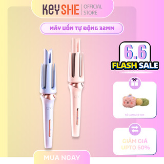 [CÓ HỎA TỐC HCM] Máy uốn tự động KEYSHE 32mm phù hợp cho người mới bắt đầu dễ dàng sử dụng giữ nếp tóc lâu chính hãng