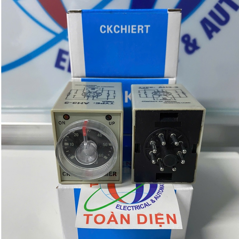 Rơ le thời gian Timer cơ CKC AH3-3 (Nấc 10S, 30S, 60S, 10M, 30M, 60M)