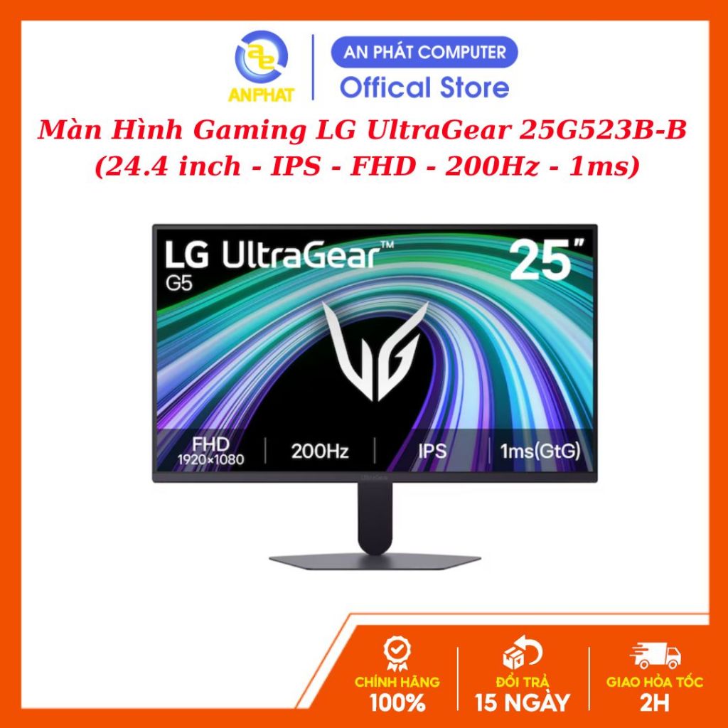 [BH 24 Tháng] Màn Hình Gaming LG UltraGear 25G523B-B / 27G523B-B (24.4 inch - IPS - FHD - 200Hz - 1ms)