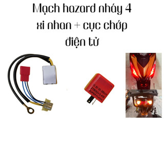 [VG55] Mạch hazard tích hợp xi nhan+cục chớp điện tử gắn cho các dòng xe Sirius Wave Winner Ex135 AB