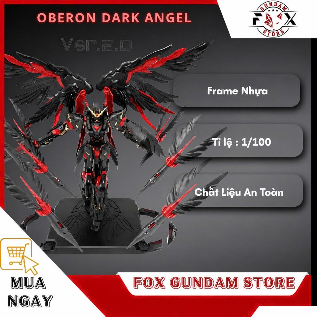 Mô hình OBERON DARK 2.O ANGEL MACHINE CORE INDUSTRY