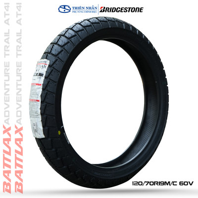 Lốp (Vỏ) Xe Moto Bridgestone Battlax Adventure Trail AT41 120/70-19 Chính Hãng Nhật Bản, Không Ruột (TL)