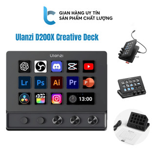 Ulanzi D200X Creative Deck Chuyên Dụng Streamer Setup Cho PC và MAC