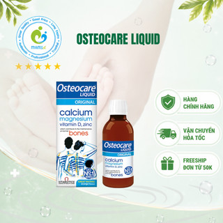 Canxi nước Osteocare Liquid 200ml của Uk giúp phát triển xương và răng cho trẻ từ 3 tuổi và bà bầu