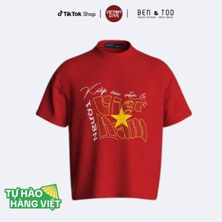 [Sale] Áo thun nam Ben & Tod OB1210 BE178 chất liệu cotton thoáng mát cao cấp form Oversize Boxy