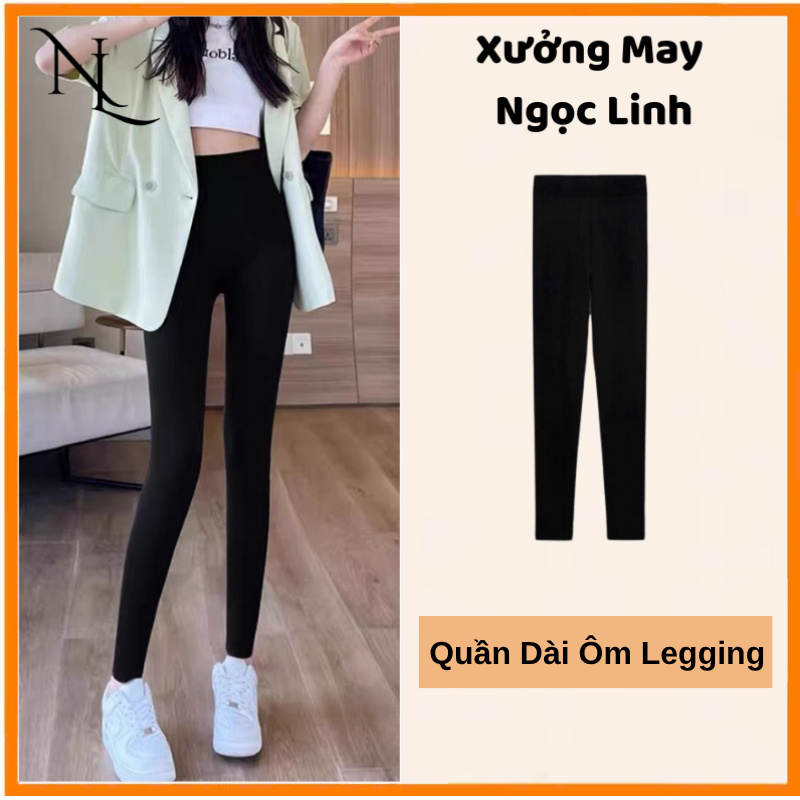 Quần Ôm Legging Dài Ôm Body,Dày Dặn, Tôn Dáng, Chụp ảnh Siêu Đẹp, Chất Vải Mềm Mịn Co Giãn Rất Thoải Mái