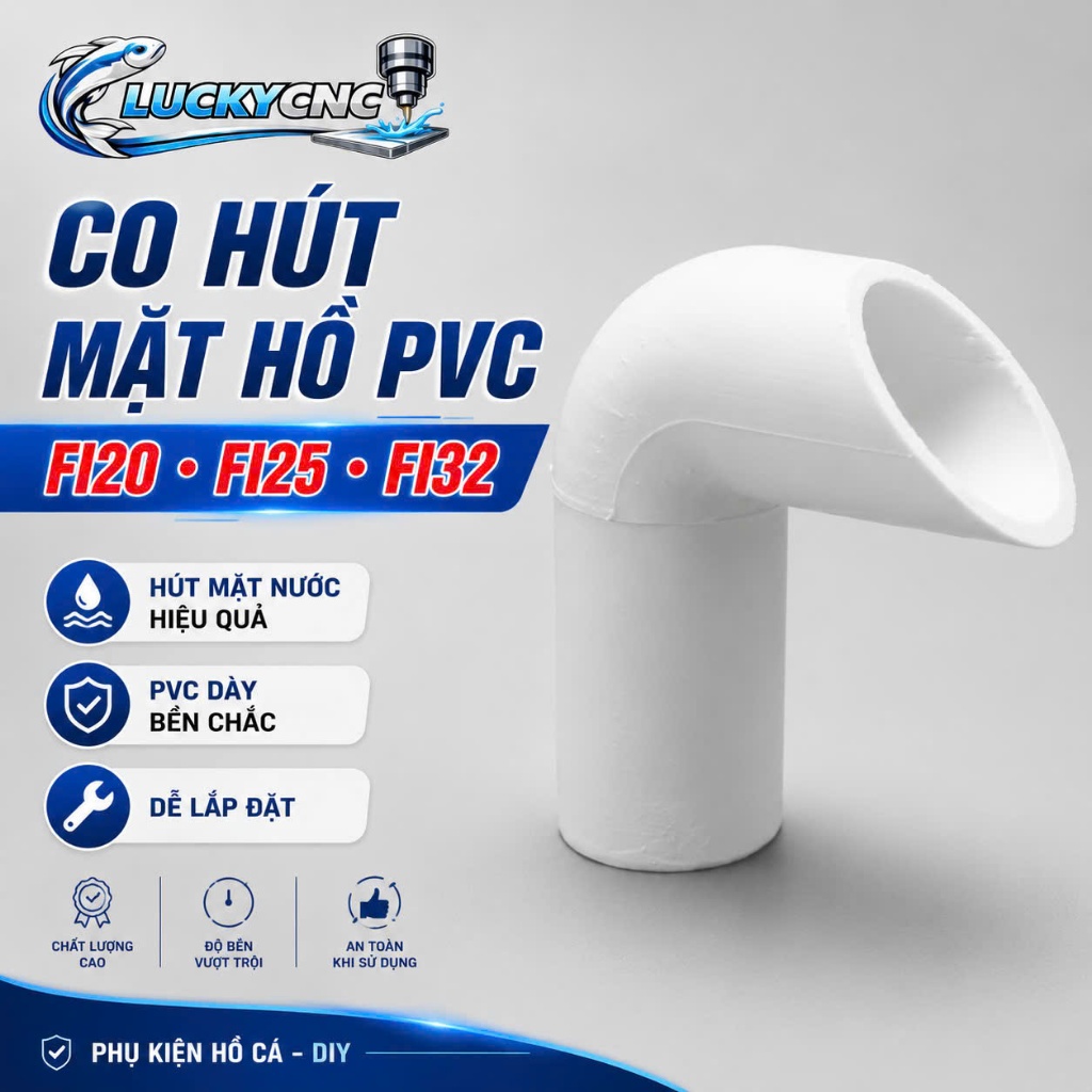 Co góc vác 45 độ phi 16mm