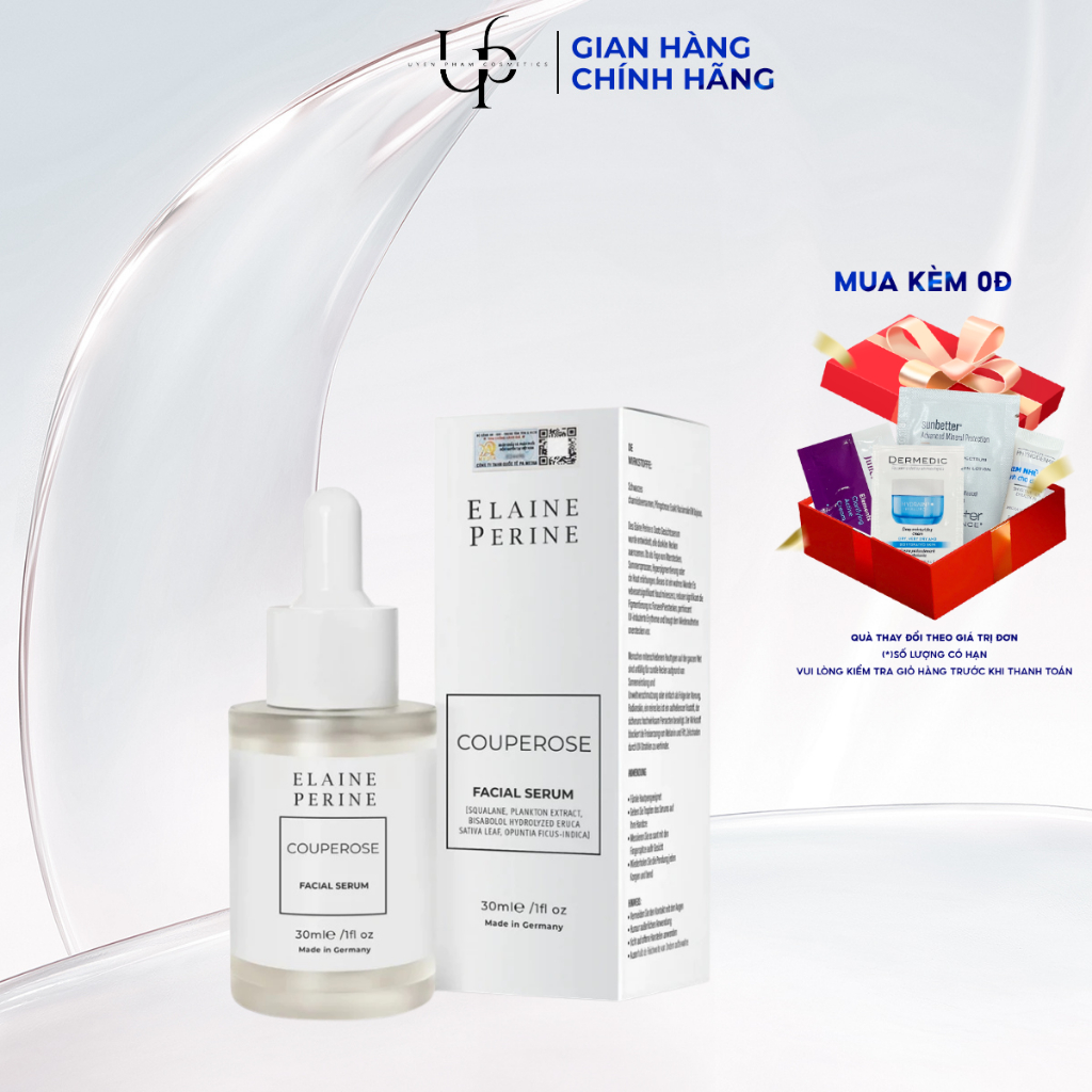 [CÔNG TY] ELAINE PERINE Couperose Facial Serum – Làm Dịu & Hỗ Trợ Giảm Đỏ Da 30ml
