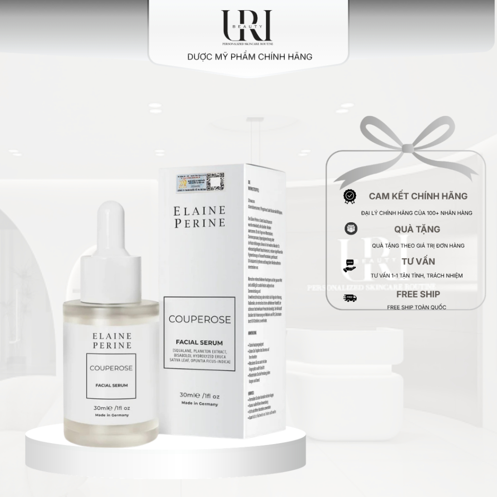 [Công Ty] ELAINE PERINE Couperose Facial Serum – Làm Dịu & Hỗ Trợ Giảm Đỏ Da 30ml