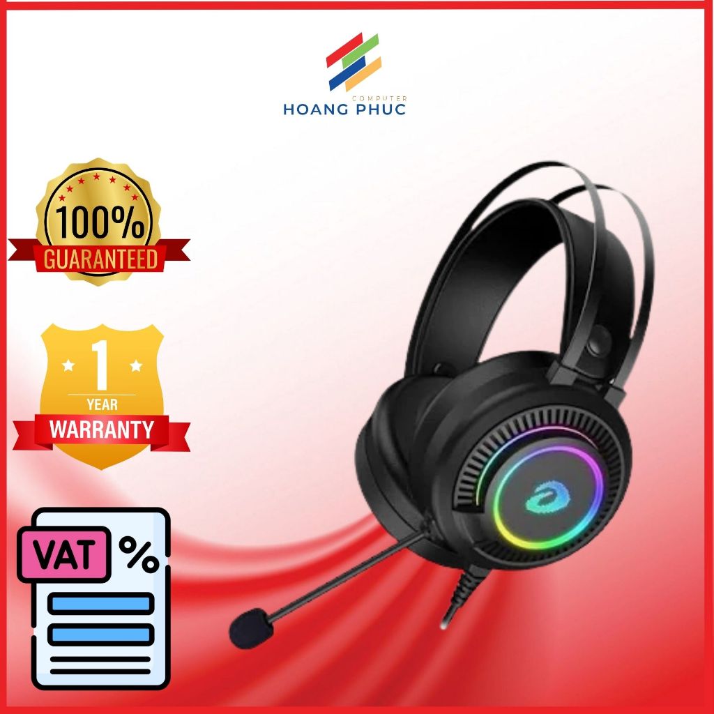 Headphone DareU - EH416 RGB - Hàng chính hãng bảo hành 1 năm