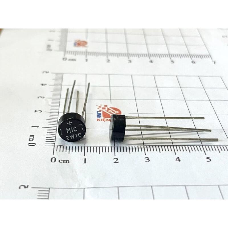 [Combo 10 chiếc] 2W10 DIODE CẦU 2A/1000V