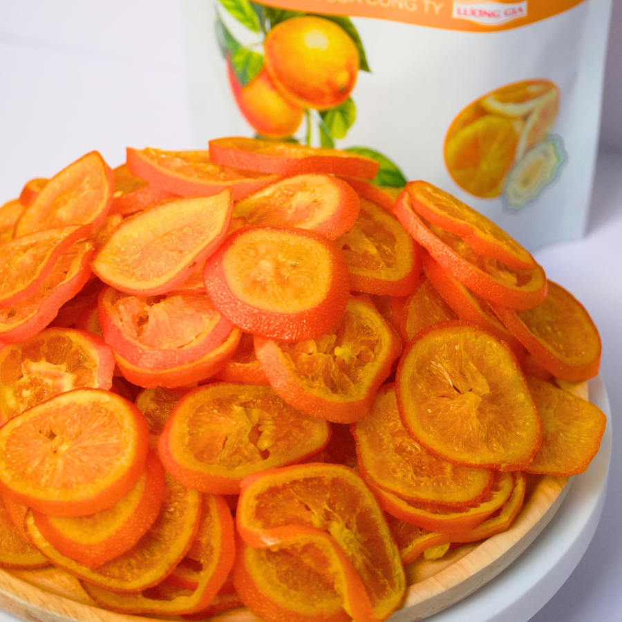 Cam Sấy Dẻo Ohla 100g - Trái Cây Tươi Tự Nhiên Được Tuyển Chọn Kỹ Lưỡng