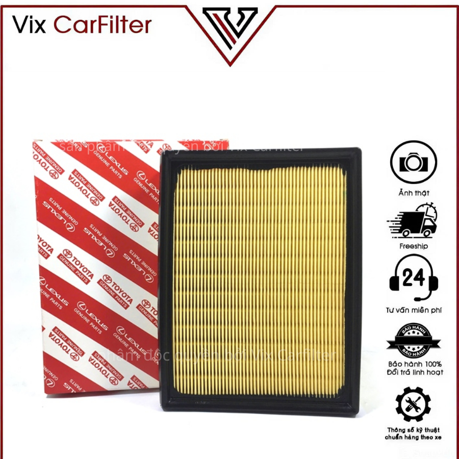 Lọc gió động cơ Toyota Raize/ Veloz Cross/ Avanza đời 2021+, Vios 2022+. Mã 17801-BZ110