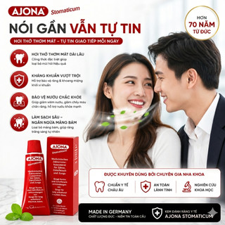Kem đánh răng y tế Ajona Stomaticum, Đức (25ml)