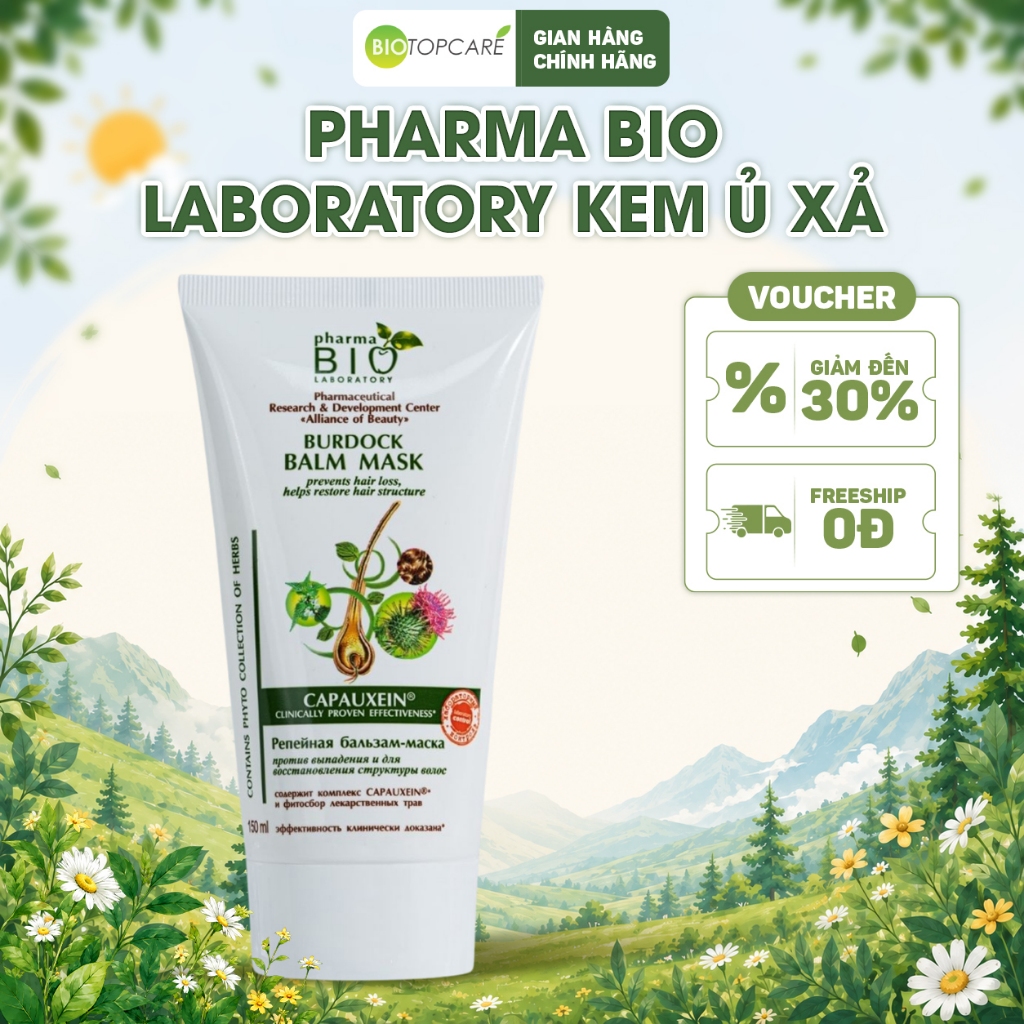 Pharma BIO LABORATORY Kem ủ xả ngưu bàng 150ml