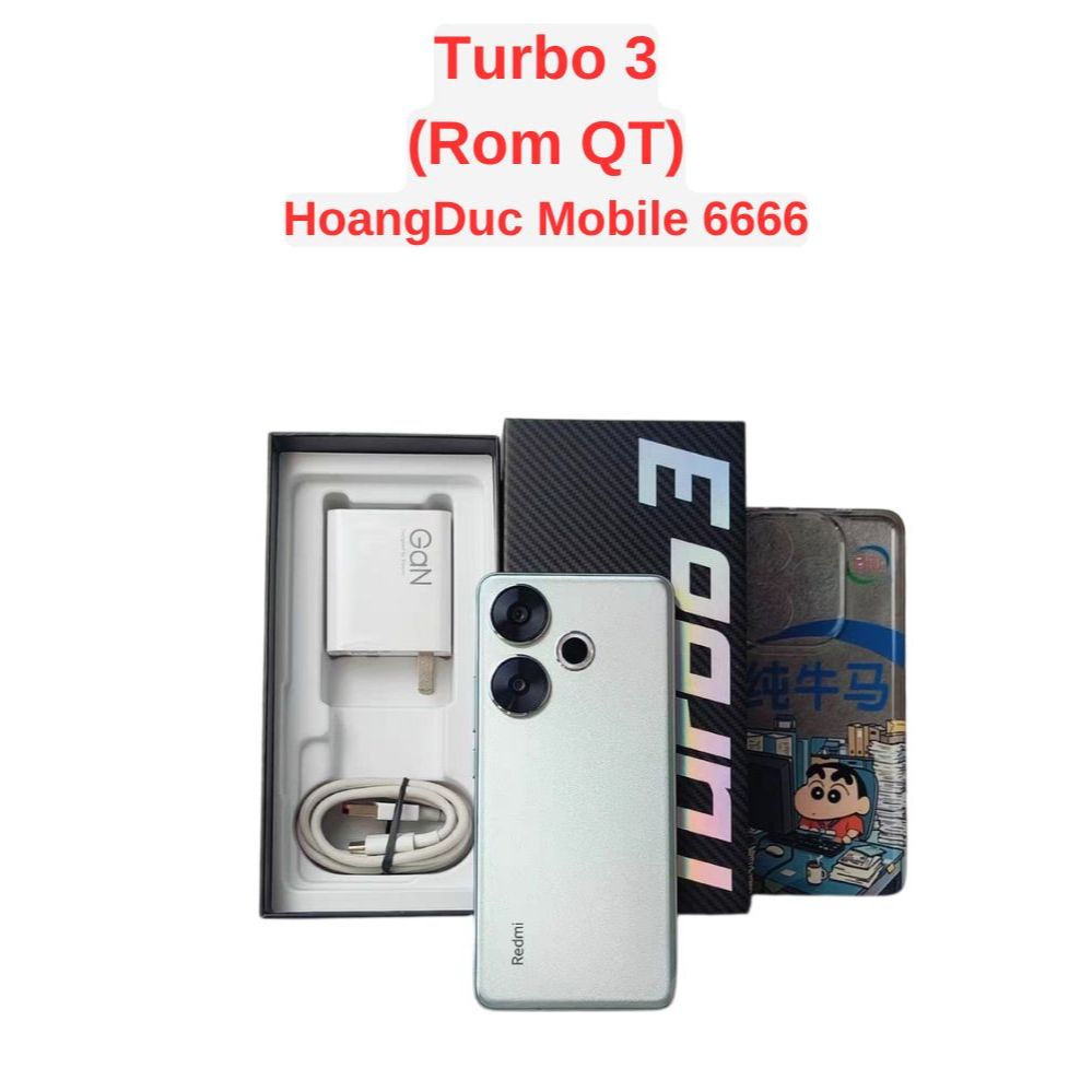 Điện thoại Xiaomi Redmi Turbo 3 qua sử dụng Snapdragon 8s Gen 3