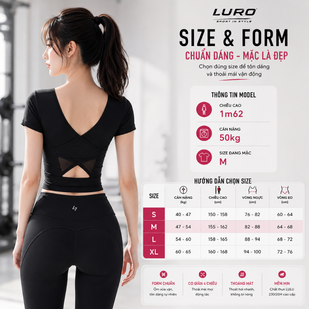 AC61 — Áo Croptop Thể Thao Khóa Kéo 8
