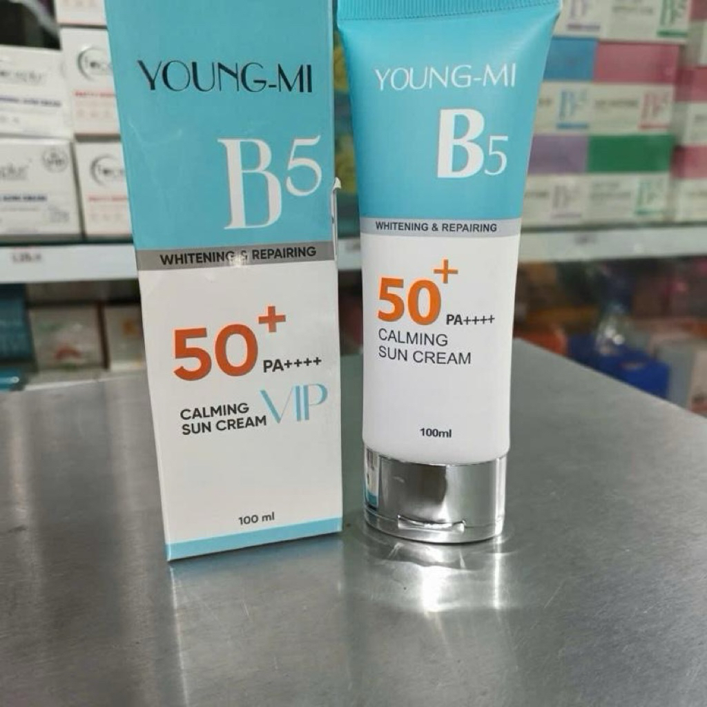 KEM CHỐNG NẮNG PHỤC HỒI DƯỠNG TRẮNG B5 YOUNG MI B5 100ML