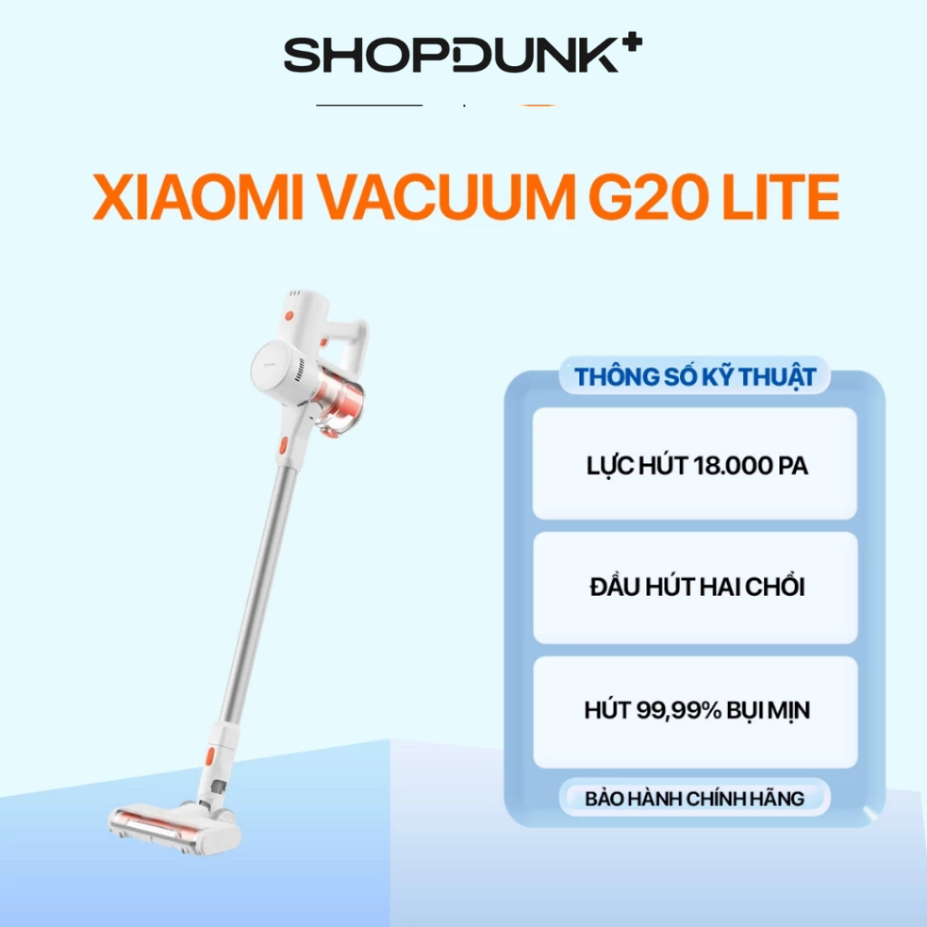 [Livestream] Máy Hút Bụi Xiaomi Vacuum Cleaner G20 Lite 20000Pa Chính Hãng