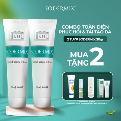 [MUA 2 TẶNG 2] Combo 2 SODERMIX 30g Dành Cho Tổ Đỉa, Ngứa, Mụn Nước, Viêm Da Cơ Địa, Chàm Sữa, Sẹo Lồi, Nhập Từ Pháp