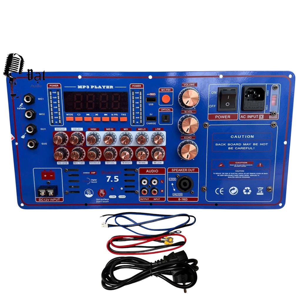 Mạch Loa Kéo Công Suất Lớn HS980 Công Suất Tổng 600w