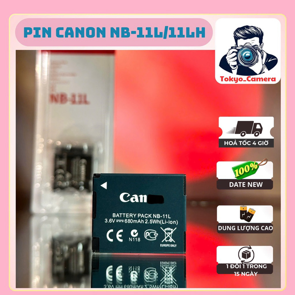 Pin Canon NB-11L/11LH dùng cho IXY 90F , 100F , 110F , 120 , 140 , 160 , 180 , 190 , 220F , 420F , 4