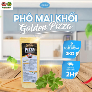 [Laifarm] [Hoả Tốc HN] [DATE 9/2026] Phô Mai Khối Mozzarella Golden Pizza Ai Cập Béo Ngậy Kéo Sợi Dài Dai 2kg