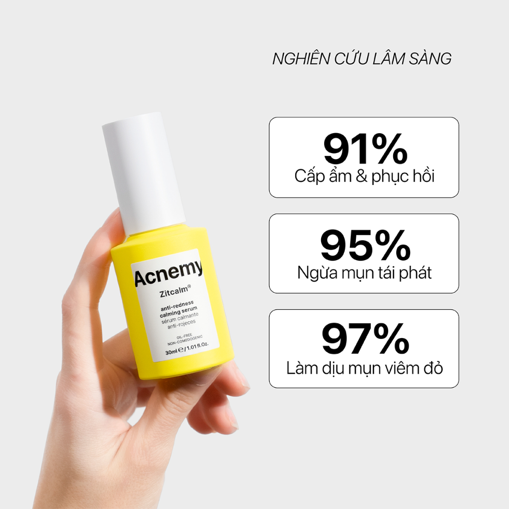 Acnemy Zitcalm Anti-Redness Calming Serum 30ml (Chính Hãng Tây Ban Nha)