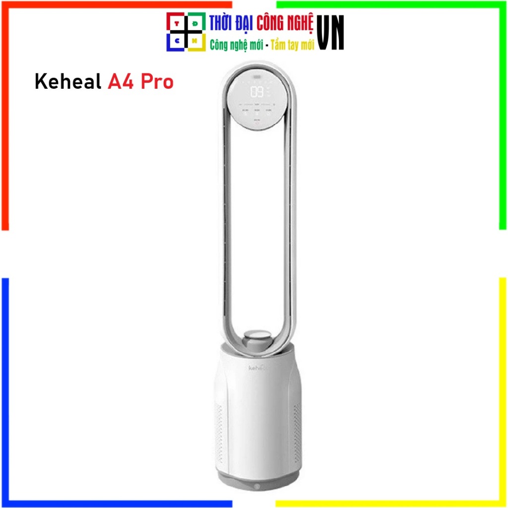 Quạt Không Cánh Keheal A4 Pro Bản Tiếng Việt Kiêm Lọc Không Khí - Quạt Lọc Khí Keheal A4Pro Bảo Hành