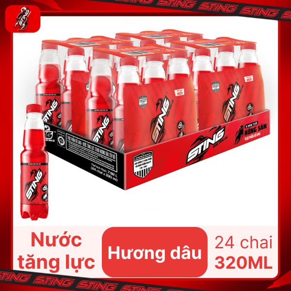 NƯỚC TĂNG LỰC STING DÂU [330ml] 1 CHAI / 1 LỐC / 1 THÙNG