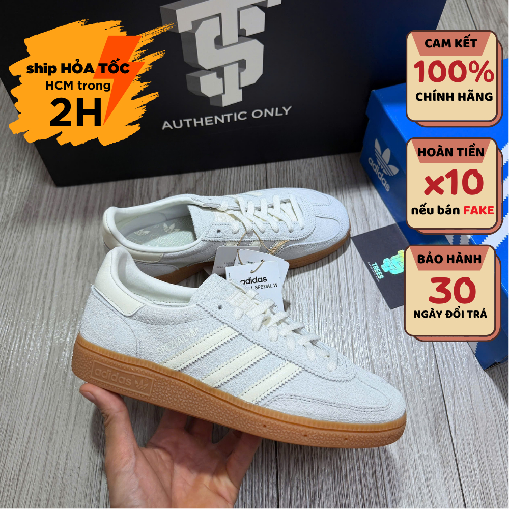 [HÀNG NHẬP CHÍNH HÃNG] Giày ADIDAS HANDBALL SPEZIAL WONDER SILVER OFF WHITE GUM IF6491 New Full Box 